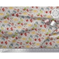 thumbnail image 2 of Soimoi Rayon Fabric Mix Fruits Decor Fabric Printed Yard 42 Inch Wide, 2 of 3