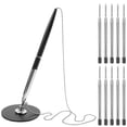 thumbnail image 1 of 1 Set Multi-function Pens with Chain Signature Pens Desktop Writing Pens Office Supply, 1 of 8