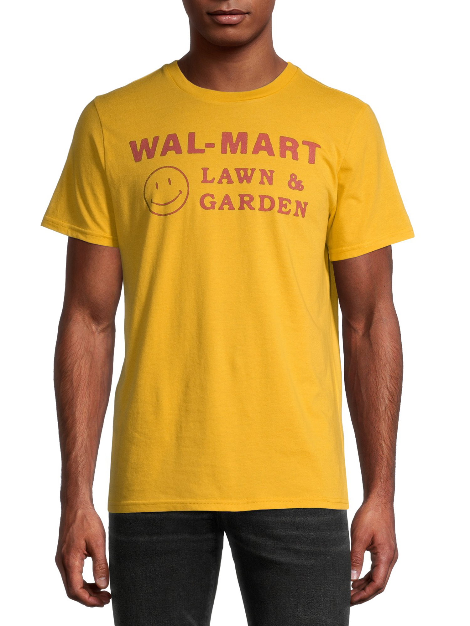 Walmart Men's and Big Men's Ringer Logo & Lawn and Garden Graphic T-Shirt,  2-Pack