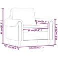 thumbnail image 4 of vidaXL Sofa Chair Dark Green 60 cm Velvet, 4 of 5