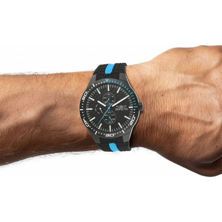 Invicta Racing GMT Quartz Black Dial Men's Watch 47555 - Walmart.com