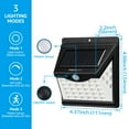 thumbnail image 2 of TORCHSTAR 4 Pack 40 LEDs Motion Sensor Outdoor Lights Security Flood Light Wall Lamp for Outside Garage Yard, 2 of 7