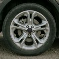 BESTYASH 4Pcs Car Wheel Hub Stickers Black Durable Center Cap Decals ...