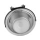 thumbnail image 5 of Cuenco para perros, comedero de acero inoxidable para colgar, mediano, pequeño, para cachorros, gatos, comedero de agua y comida, L, 5 of 14