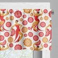 thumbnail image 3 of Ambesonne Spanish Valance Pack of 2, Flamenco Dancers Ethnic, 54"X18", Vermilion Pale Orange, 3 of 5