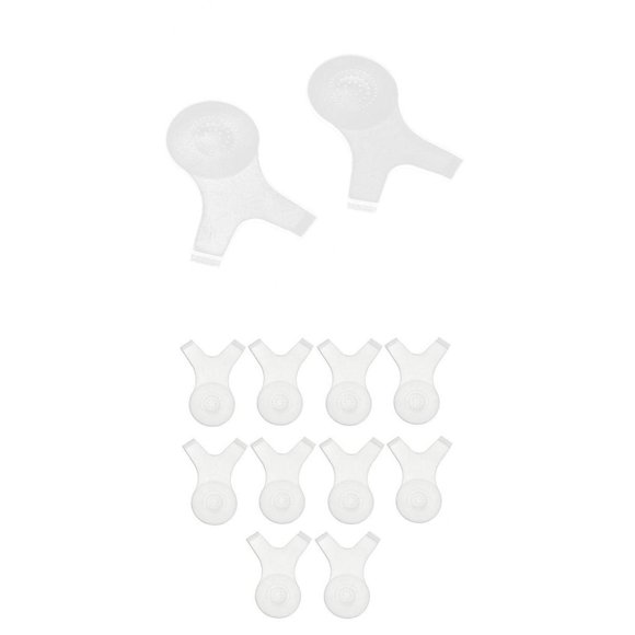 12 unidades de almohadillas de rizador de permanente de pestañas de silicona para extensiones de pestañas, herramienta de belleza de maquillaje con br Yuyangstore Cepillo para permanente de pestañas