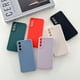 thumbnail image 4 of Funda protectora de silicona con borde recto y orificio fino para Samsung S24 A53A15, diseño de cubo de Rubik, para Note20, 4 of 6