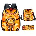 thumbnail image 1 of Naruto Anime Backpack Three-Piece Set-Lightweight And Durable Backpack With A Unique Anime Design For Everyday Use-week, 1 of 5