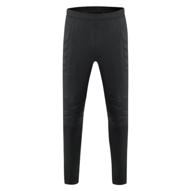 Pantalones de portero de fútbol duraderos con acolchado de esponja, equipo deportivo transpirable para S