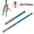 thumbnail image 7 of 65mm 110mm Magnetic Special Slotted Cross Screwdriver Bit for Electrician FPH2, 7 of 7