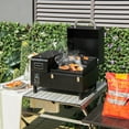 thumbnail image 2 of Costway Electric Wood Pellet Grill and Smoker Tabletop w/ Temperature Probe, 2 of 10