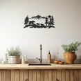 thumbnail image 5 of LaModaHome Exclusive Mountain Forest And Animal Silhouettes Metal Wall Art Decor – Durable & Artistic Metal Wall Art for Home and Office Decor, Perfect for Any Interior Design Aesthetic, 5 of 5