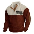 thumbnail image 1 of Chandail en Molleton Sans Capuche pour Hommes, Manches Longues, Col Rond, Décontracté, pour un Confort et un Style Quotidiens, Style Mode Urbaine, 1 of 4