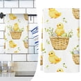 thumbnail image 2 of CoreLiving Easter Kitchen Towels Bunny Hand Tea Towels Lovely Rabbit Egg Dish Towel Set Absorbent Reusable Washable Polyester Drying Cloths for Spring Farmhouse Cooking Accessories 24x16 Inch, 2 of 9