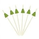 thumbnail image 1 of 200 Palillos de Cóctel Navideños, Palillos de Dientes, Brochetas Decorativas, Palillos de Fiesta de Navidad para Decorar Alimentos, Palitos de Brocheta A, 1 of 5