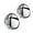 Silver, variant on Dickly Car Mirror Round Convex Mirror for Snowmobiles Vehicles Car