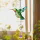 thumbnail image 5 of Concentrador de colibríes, colgante de color, decoración colgante, cristal, decoración para el hogar, jardín, fiesta, 5 of 6