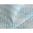 thumbnail image 4 of Ambesonne Ikat Quilted Bedspread Set 3 Pcs, Aztec Peruvian Culture, Queen Size, Grey White Sky Blue, 4 of 5
