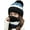 Blue-b, variant on PIKADINGNIS Women Warm Knit Hat Scarf Glove Fuzzy Soft Winter Bearies Chunky Slouchy Cap
