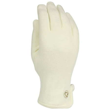 Isotoner Lightweight Gloves - Isotoner Women's Ecosentials Stretch Fleece Gloves Ivory 1 size