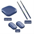 thumbnail image 2 of Air Drum Electronic Virtual Air Drum Drumsticks Pedals Blue, 2 of 5