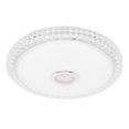 thumbnail image 2 of Crystal Edge Starry Lampshade Lámpara De Techo Música Redonda Luz De Techo Wifi + Altavoz Bluetooth Compatibilidad Con Control De Aplicaciones / Control Remoto Con Color De Luz Rgb Blanco Frío Cálido Yuarrent HA024979-03, 2 of 5