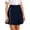 Navy, variant on Girls Pleated Button Detail Skort Elastic Waist Uniform Style Casual Skort with Decorative Buttons for School Daily Wear and Formal Occasions Navy 4 Years