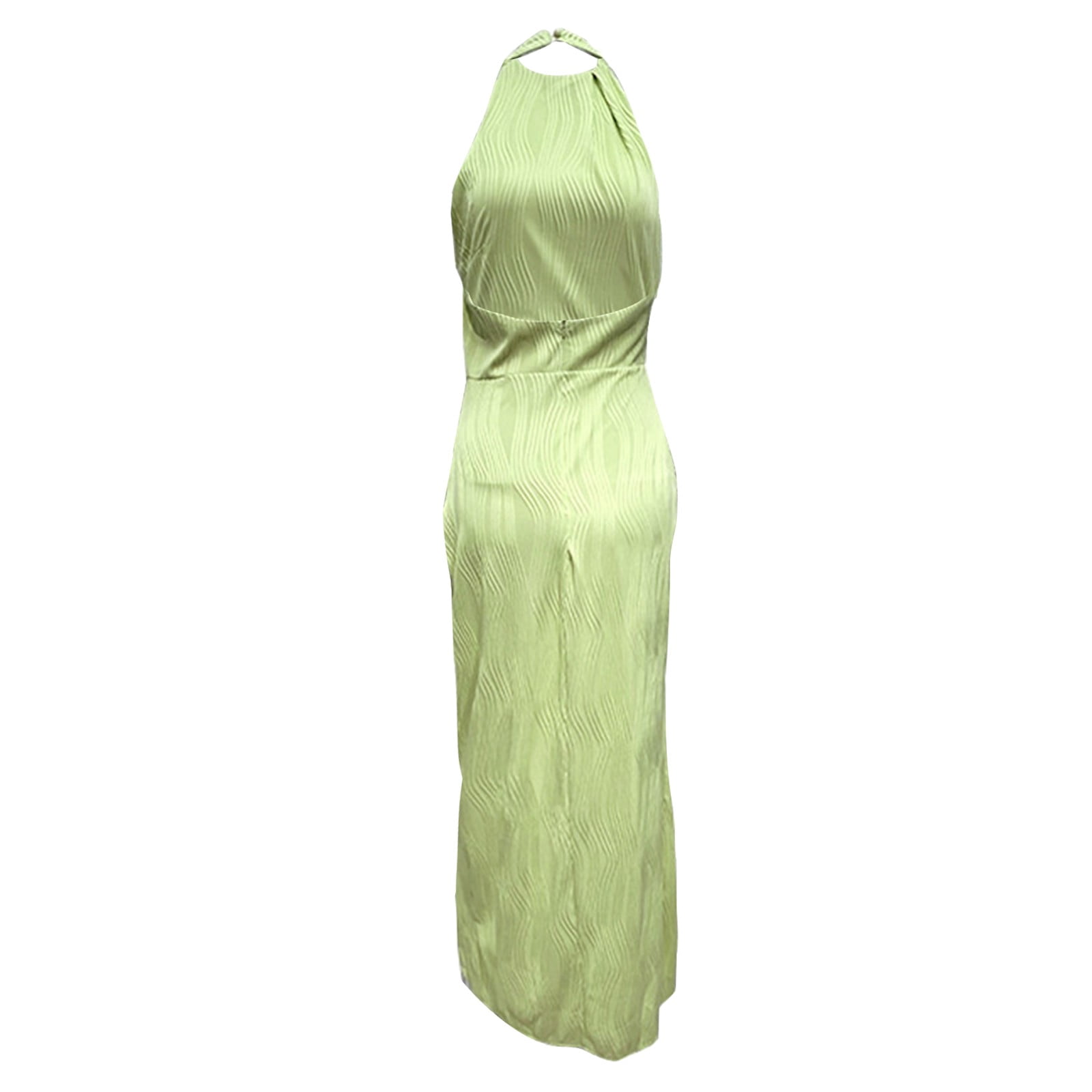 halter wrap dress Rena Silk Dress main image 0