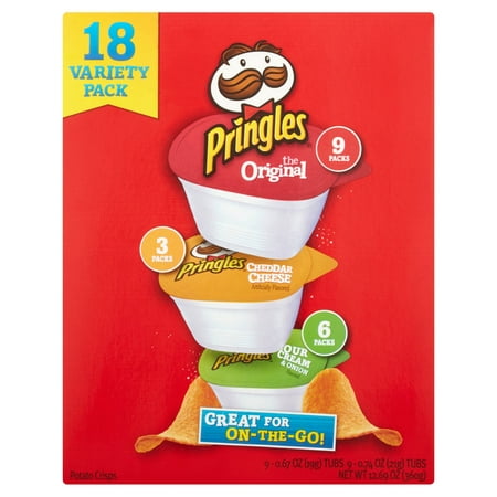 Pringles Snack Stacks! Variety Pack, 18 count, 12.69 oz - Walmart.com