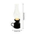 thumbnail image 3 of Vintage Flameless Kerosene Lamp LED Table Lamp, Battery Operated Oil Lamp for Indoor Tabletop Decoration, Nightstand Lighting for Bedroom Living Room Halloween Christmas, 3 of 6