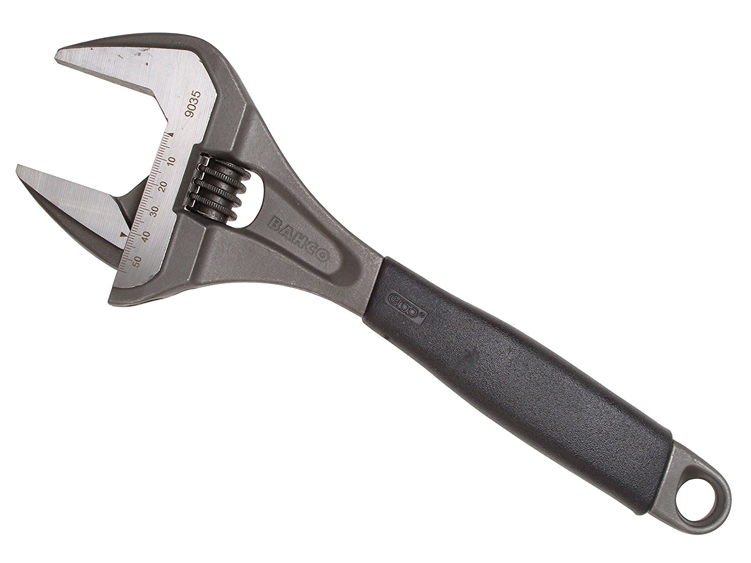 9035 R US Ergo XWide Adjustable Wrench, 12Inch, Black, Extrawide