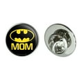 thumbnail image 1 of Batman Bat Mom Shield Logo Metal 0.75" Lapel Hat Pin Tie Tack Pinback, 1 of 6