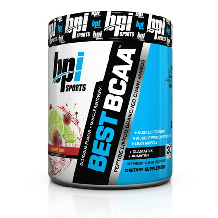 BPI Sports Best BCAA Powder, Cherry Lime, 30 (Best Bcaa For Lean Muscle)