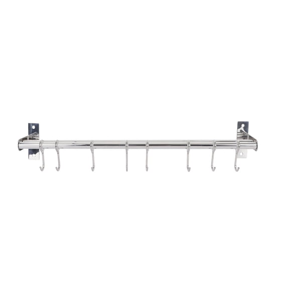 COMPUKAS Stainless Steel Kitchen Wall Rack Organizer for Utensil Storage, Space-Saving 1-Pack Holder
