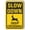 Slow Down Sign 03, variant on Slow Down Sign,Squirrel Crossing Sign Slow Down Signs for Yard Neighborhoods 8"×12"