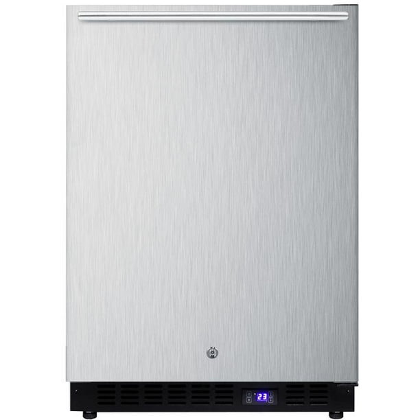 Summit 24 Inch 3 72 Cu Ft Outdoor Rated Compact Freezer Walmart Com Walmart Com