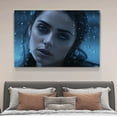 thumbnail image 5 of The Portrait Of A Woman With Large Expressive Eyes And Wet Hair Canvas Poster Bedroom Decor Sports Landscape Office Room Decor Gift,Frame-style,24x36inch(60x90cm), 5 of 8