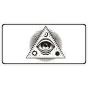 Illuminati Photo License Plate