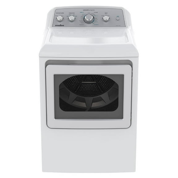 Secadora a Gas Mabe 7.2 cu.ft Blanca SMG47N8MSBAB0