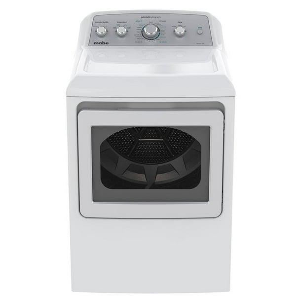Secadora a Gas Mabe 7.2 cu.ft Blanca SMG47N8MSBAB0