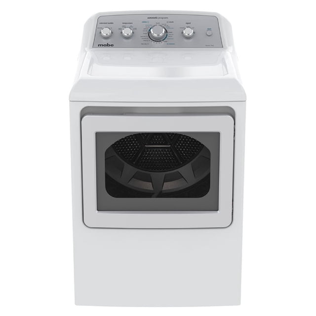 Secadora a Gas Mabe 7.2 cu.ft Blanca SMG47N8MSBAB0