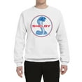 thumbnail image 2 of Wild Bobby, Shelby Cobra USA Logo Emblem Powered by Ford Motors, Cars and Trucks, Unisex Crewneck Graphic Sweatshirt, White, Medium, 2 of 4
