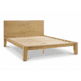 thumbnail image 2 of FitStand Queen Japanese Joinery Bed Frame with Headboard, Solid Rubberwood, 1500 LBS Heavy Duty, FSC & SGS Certified, No-Tool Setup, Hidden Storage, USB-A/C Port, No Box Spring Needed, Maple, 2 of 13