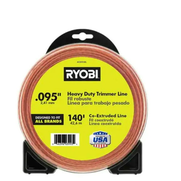 RYOBI 0.095 in. Premium Spiral Bulk Line