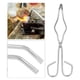 thumbnail image 5 of Pinzas para crisol, pinzas para horno de crisol de acero inoxidable, pinzas para horno de fusión de oro, fabricadas con cuidado, 5 of 10