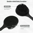 thumbnail image 2 of Unique Bargains Silicone Body Scrubber Back Scrubber for Shower Double-Sided Shower Brush Exfoliating for Men Women, 2 of 6