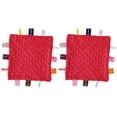 thumbnail image 1 of Toalla calmante para bebés, 2 piezas Manta de seguridad para bebés Manta de seguridad para bebés Toalla de felpa reconfortante Instalación sin esfuerzo, 1 of 8