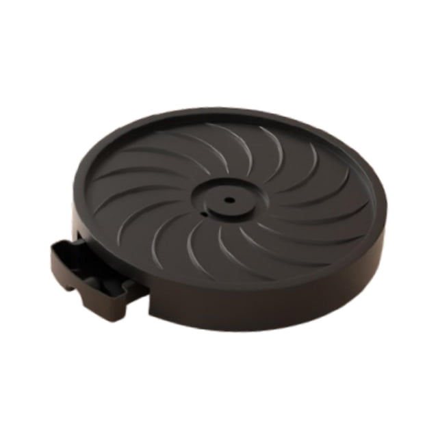 Soporte rodante para plantas con ruedas, base de rodillo para plantas para uso en exteriores/interiores, bandeja de drenaje integrada redonda, carrito 43cm x 65cm