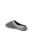 thumbnail image 3 of Dearfoams Cozy Comfort Men's Striped Scuff w/Memory Foam Slippers, 3 of 7
