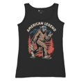 thumbnail image 5 of American Legend Bigfoot Women's Tank Top Patriotic Funny Sasquatch Fan 4 July USA Flag Beer BBQ Tailgate Party, 5 of 7